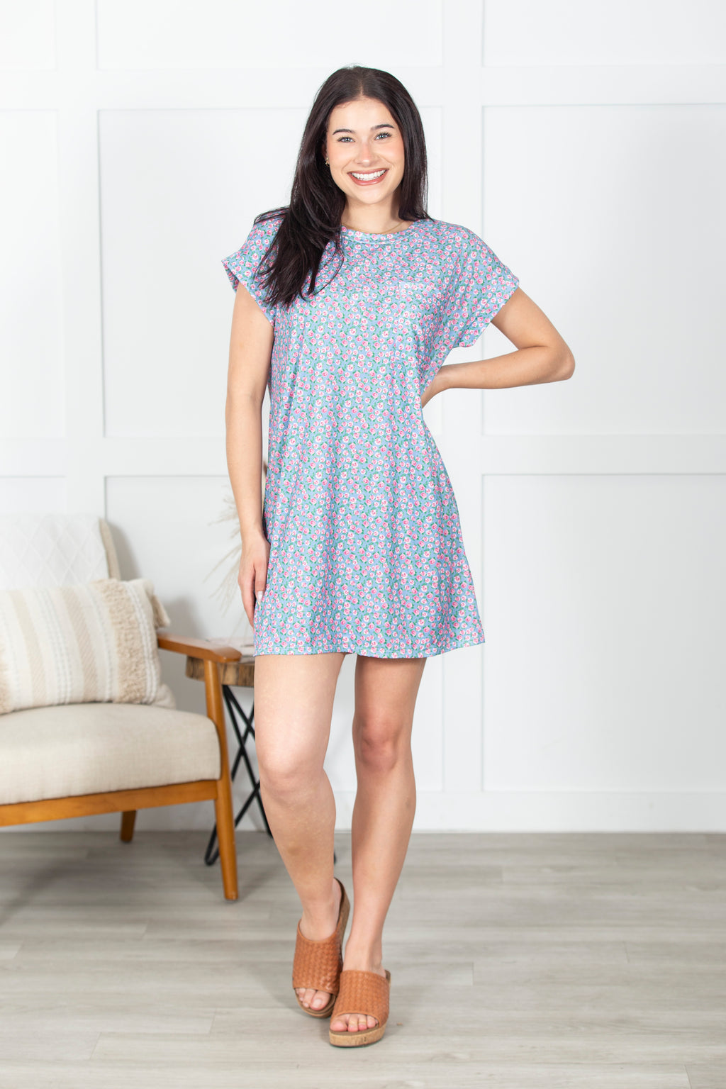 Where It Lands Floral Dress