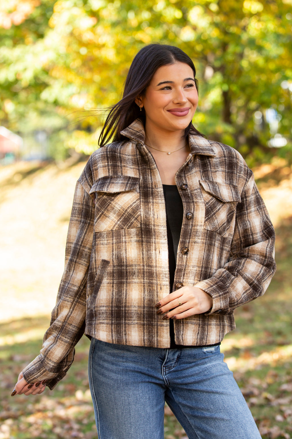 Cozy Check Shacket