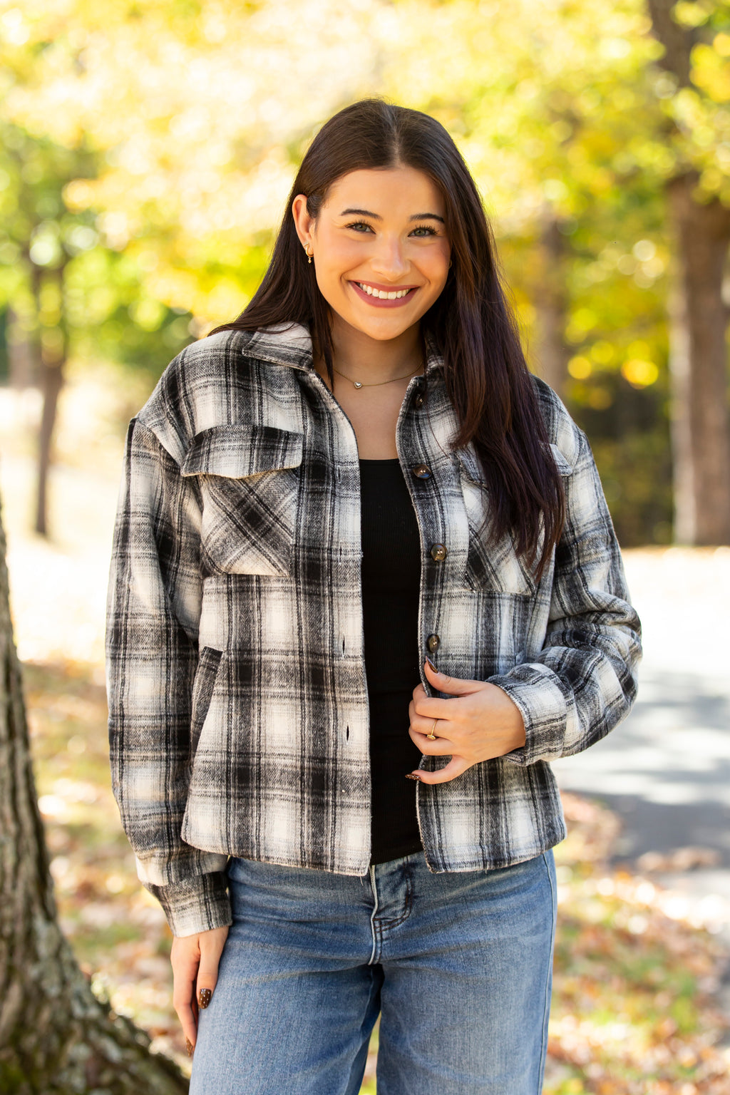 Cozy Check Shacket