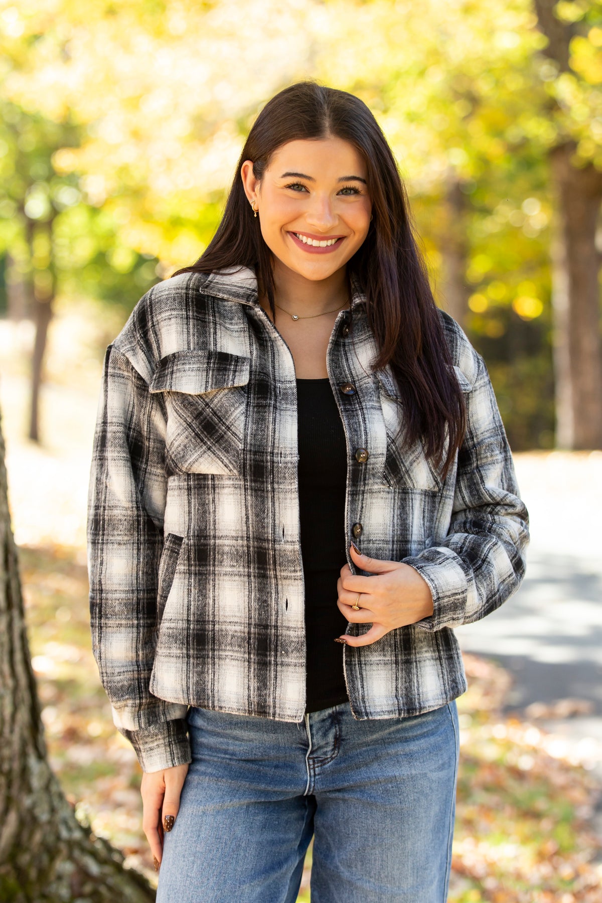 Cozy Check Shacket