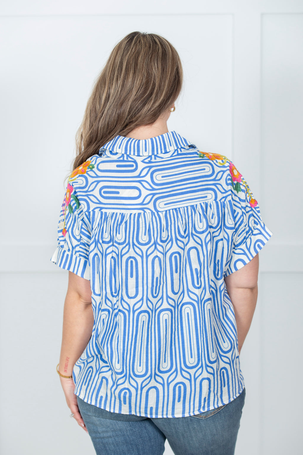 Blue Haven Floral Shirt