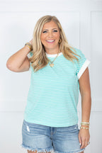 Sorbet Stripe Top