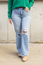 Ladies In The 90s Indigo Rose Jeans