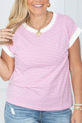 Sorbet Stripe Top