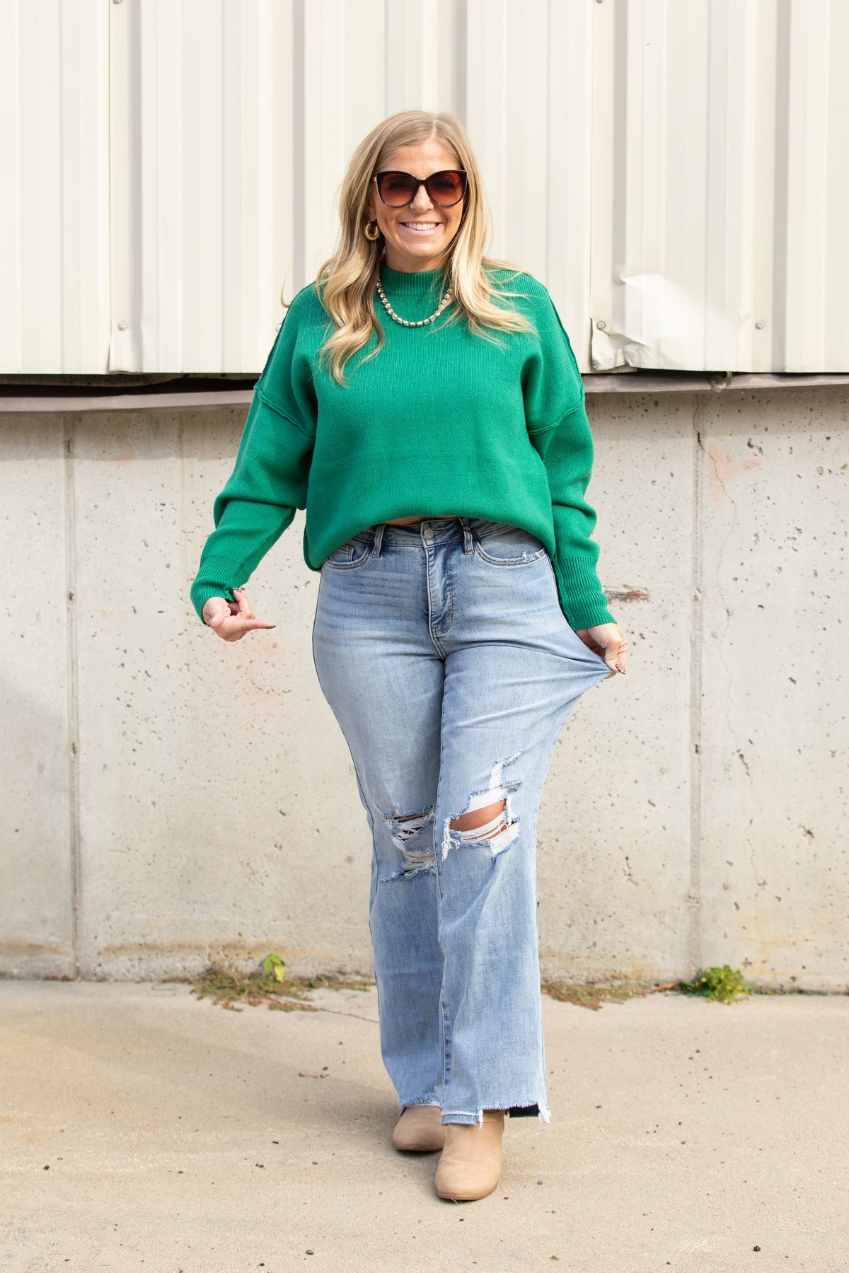 Ladies In The 90s Indigo Rose Jeans