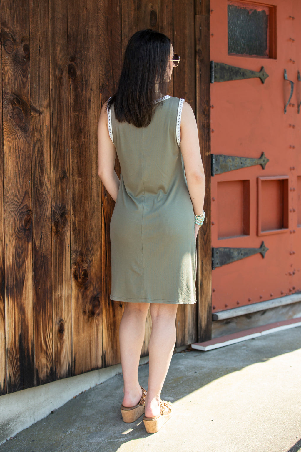 Making Moves Ribbed Dress