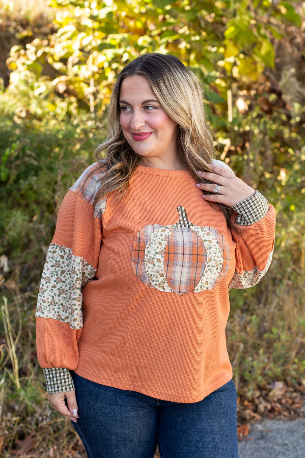Walk Through The Pumpkin Patch Top