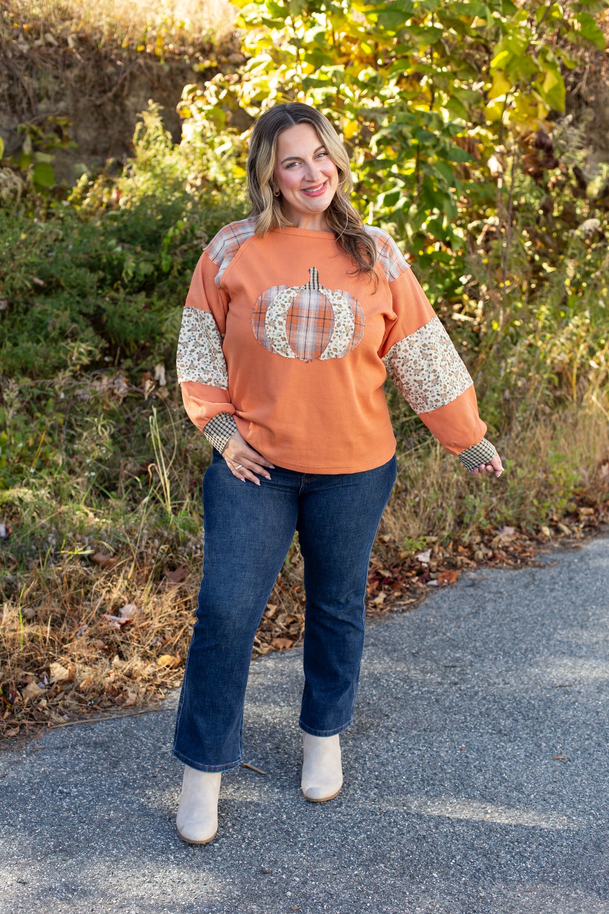 Walk Through The Pumpkin Patch Top