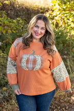 Walk Through The Pumpkin Patch Top