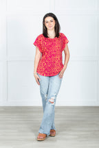 Island Escape Printed Top