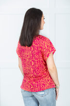 Island Escape Printed Top