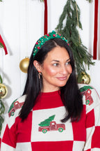 Merry Sparkle Knotted Headband