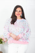 Cottage Bloom Patchwork Pullover