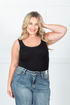 Scallop Edge Knit Tank