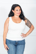 Scallop Edge Knit Tank