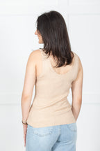 Scallop Edge Knit Tank