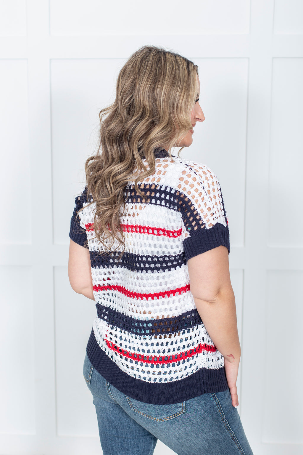 Stripes Through Town Top