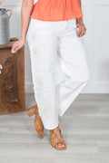 The Betty Tummy Control Barrel Risen Jeans