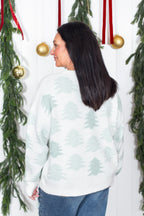 Frosted Evergreen Sweater
