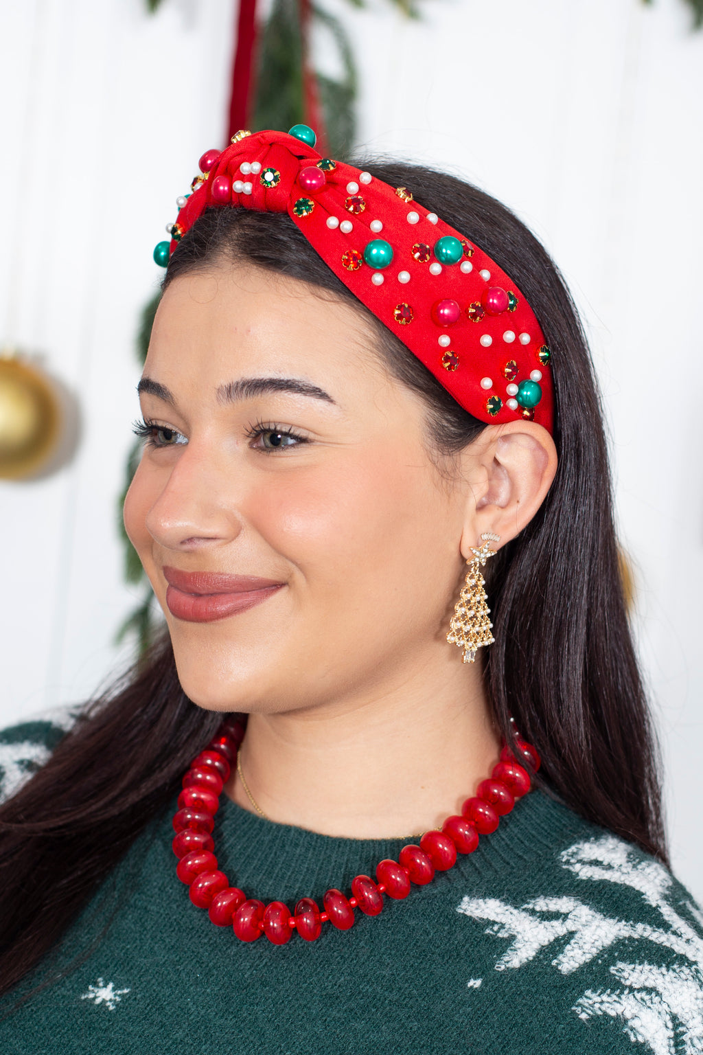 Merry Sparkle Knotted Headband