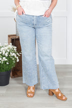 The Josie Wide Leg Mica Jean