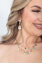 Western Multi Charm Necklace