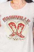 Rhinestone Boots Graphic Tee