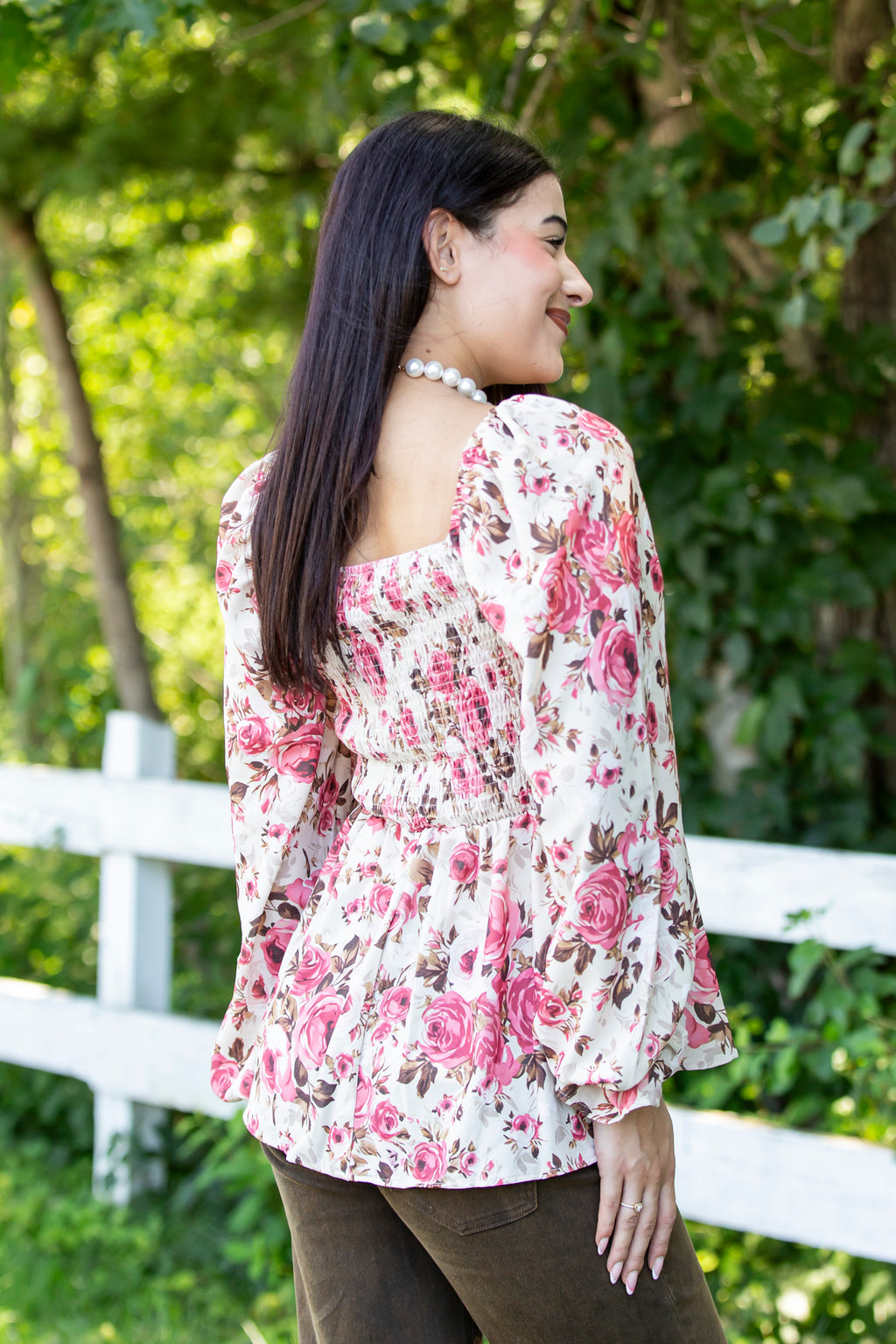 Floral Baby Doll Top
