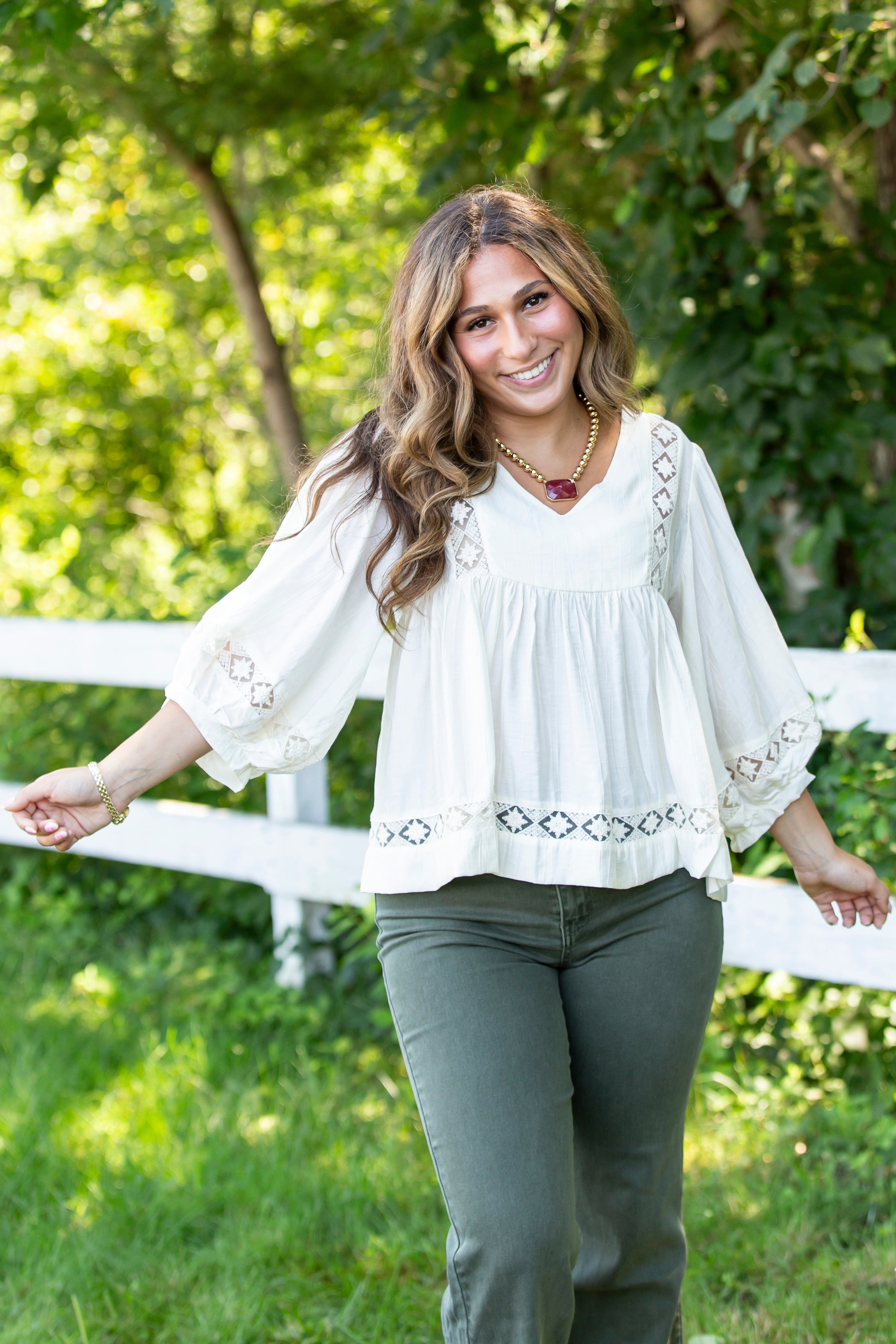 Crinkle Woven Top