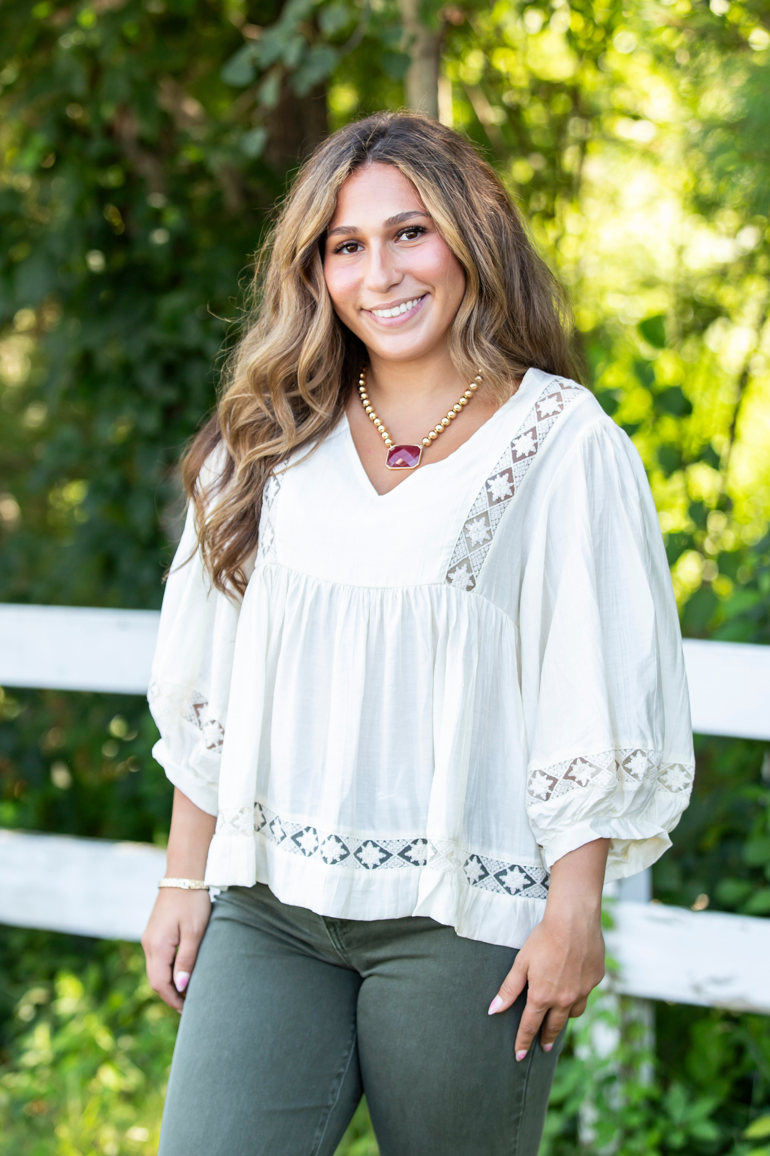 Crinkle Woven Top
