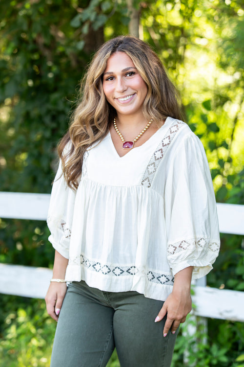 Crinkle Woven Top