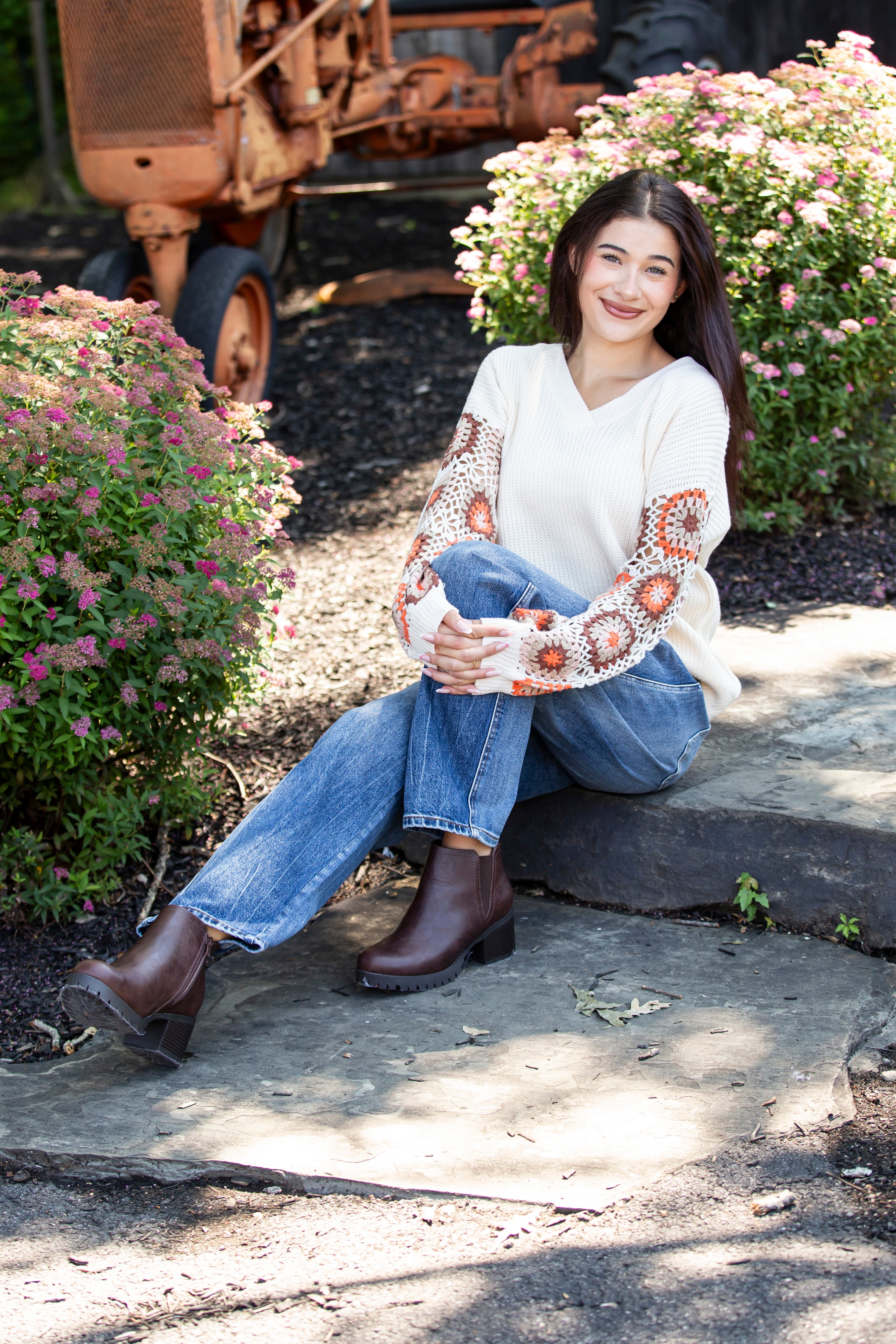 Crochet Patchwork Sweater