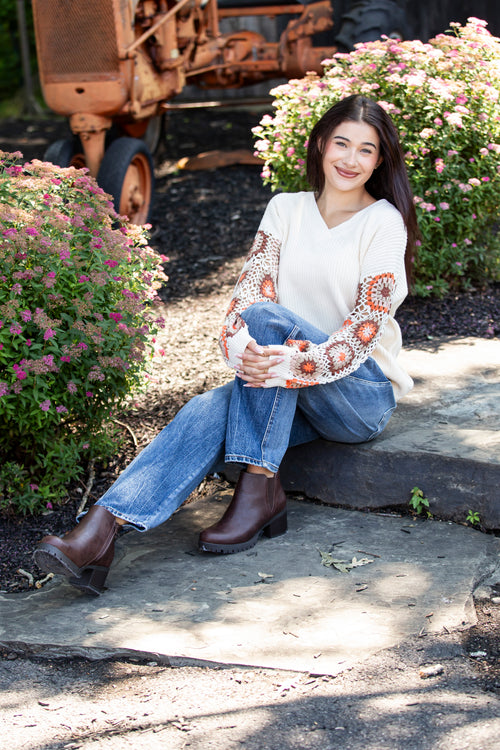 Crochet Patchwork Sweater