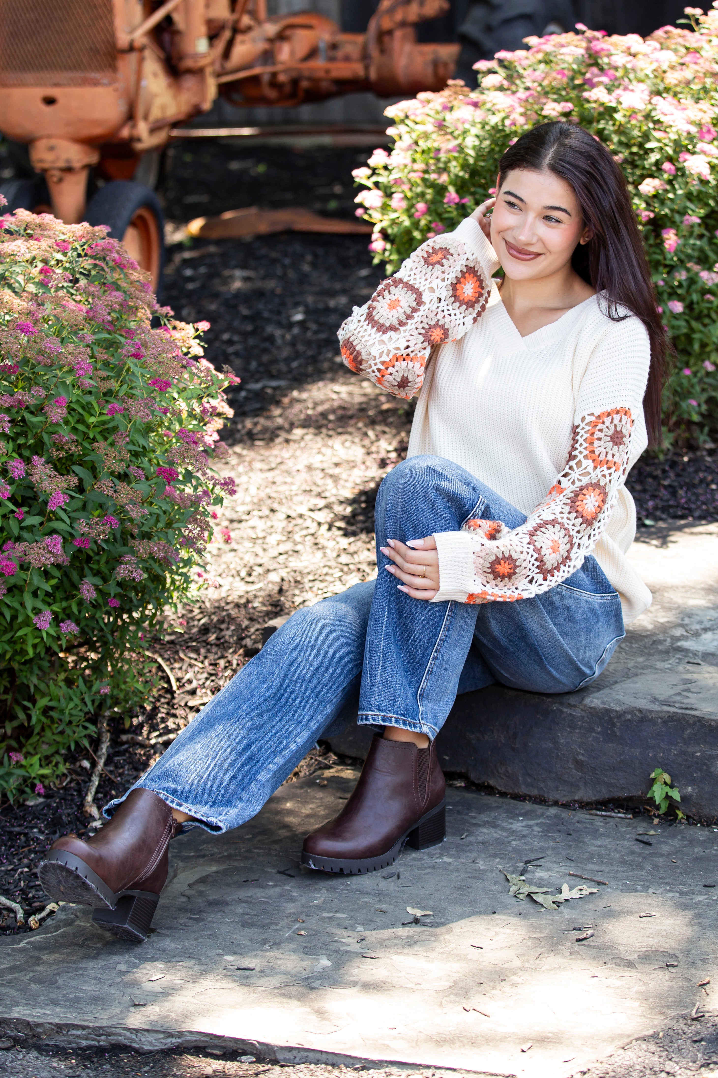 Crochet Patchwork Sweater