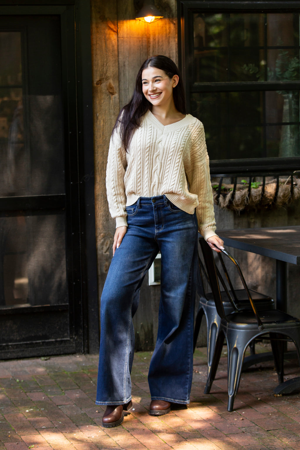 Fireside V Neck Pullover