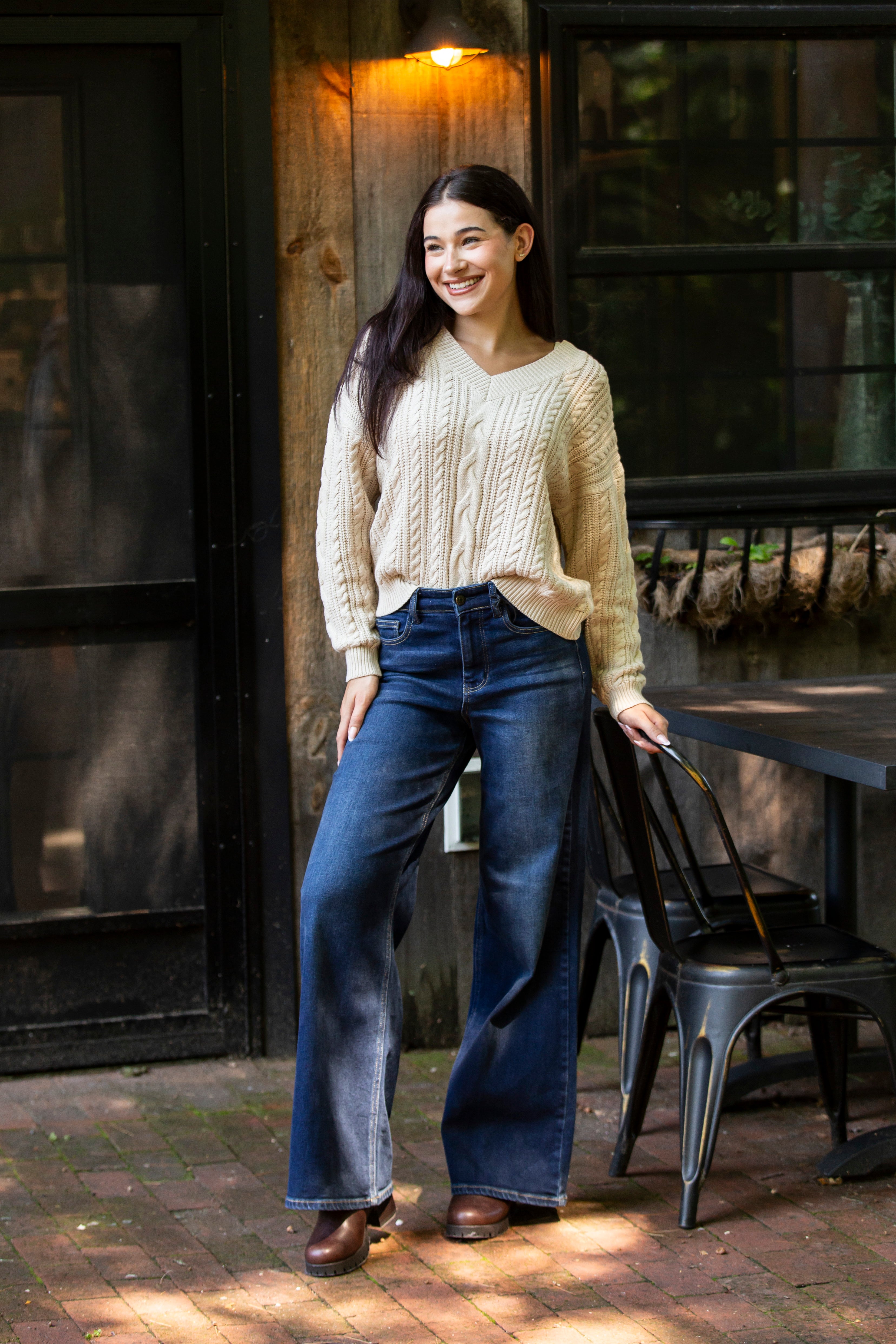 Fireside V Neck Pullover