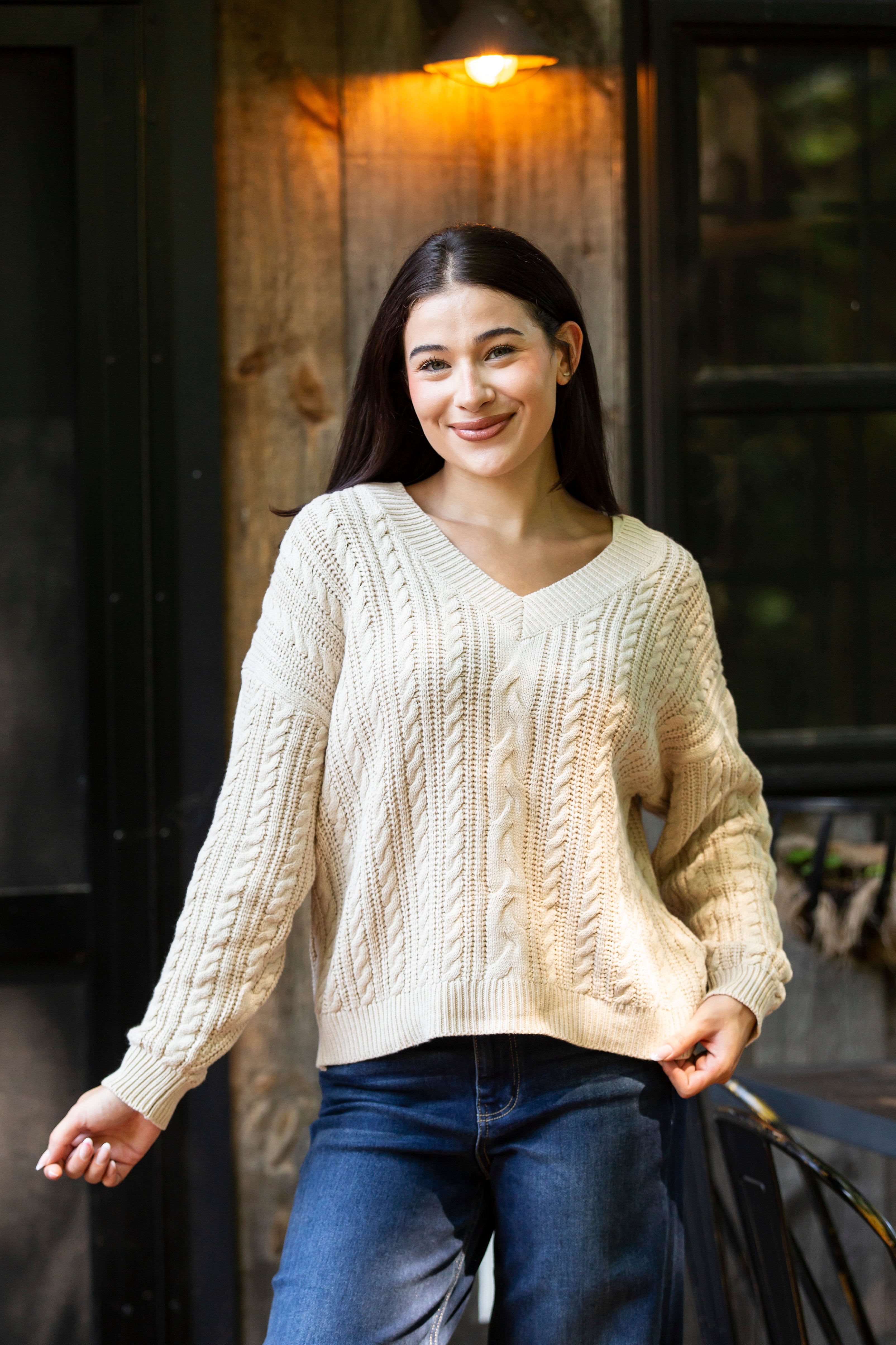 Fireside V Neck Pullover