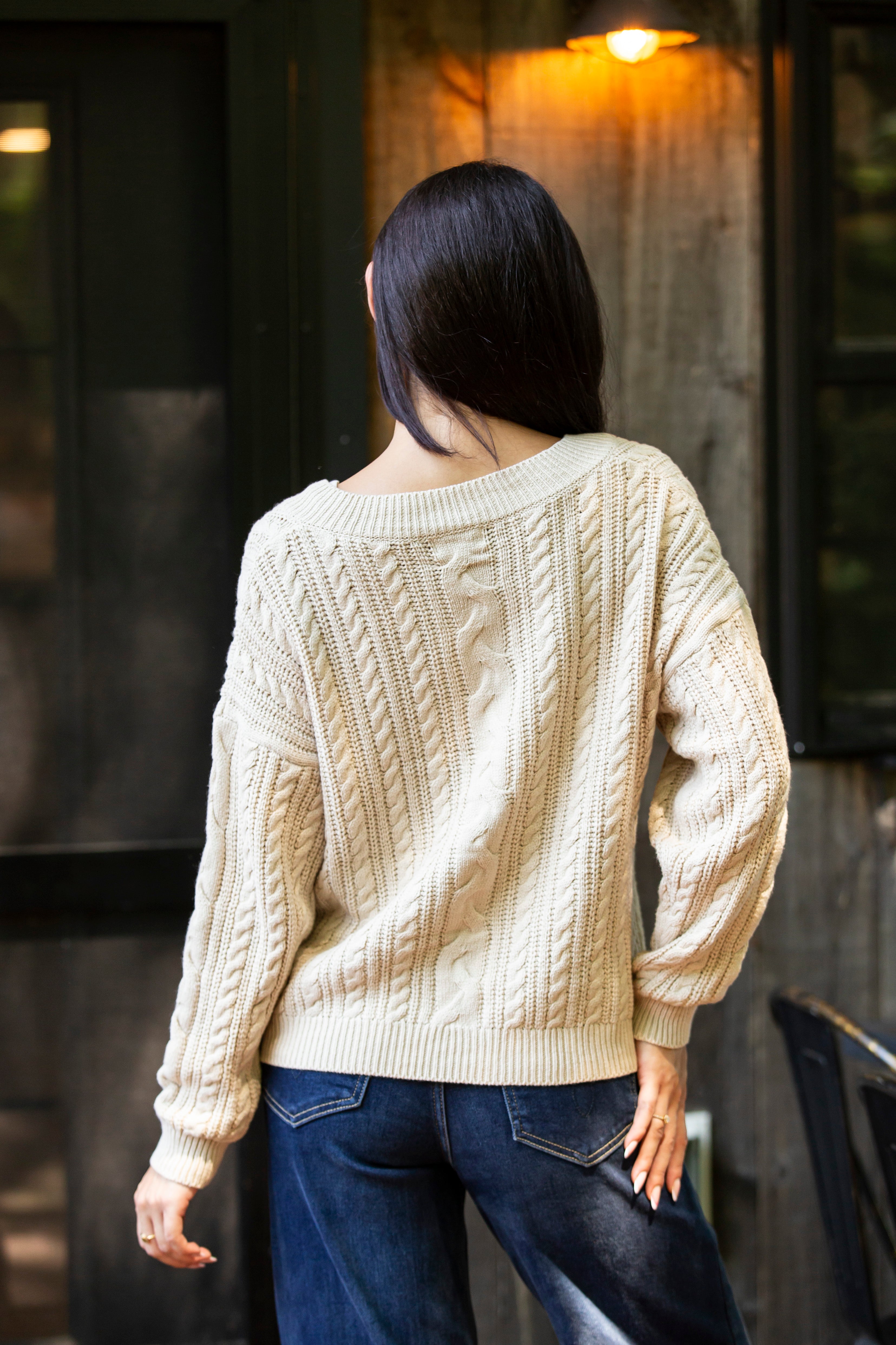 Fireside V Neck Pullover
