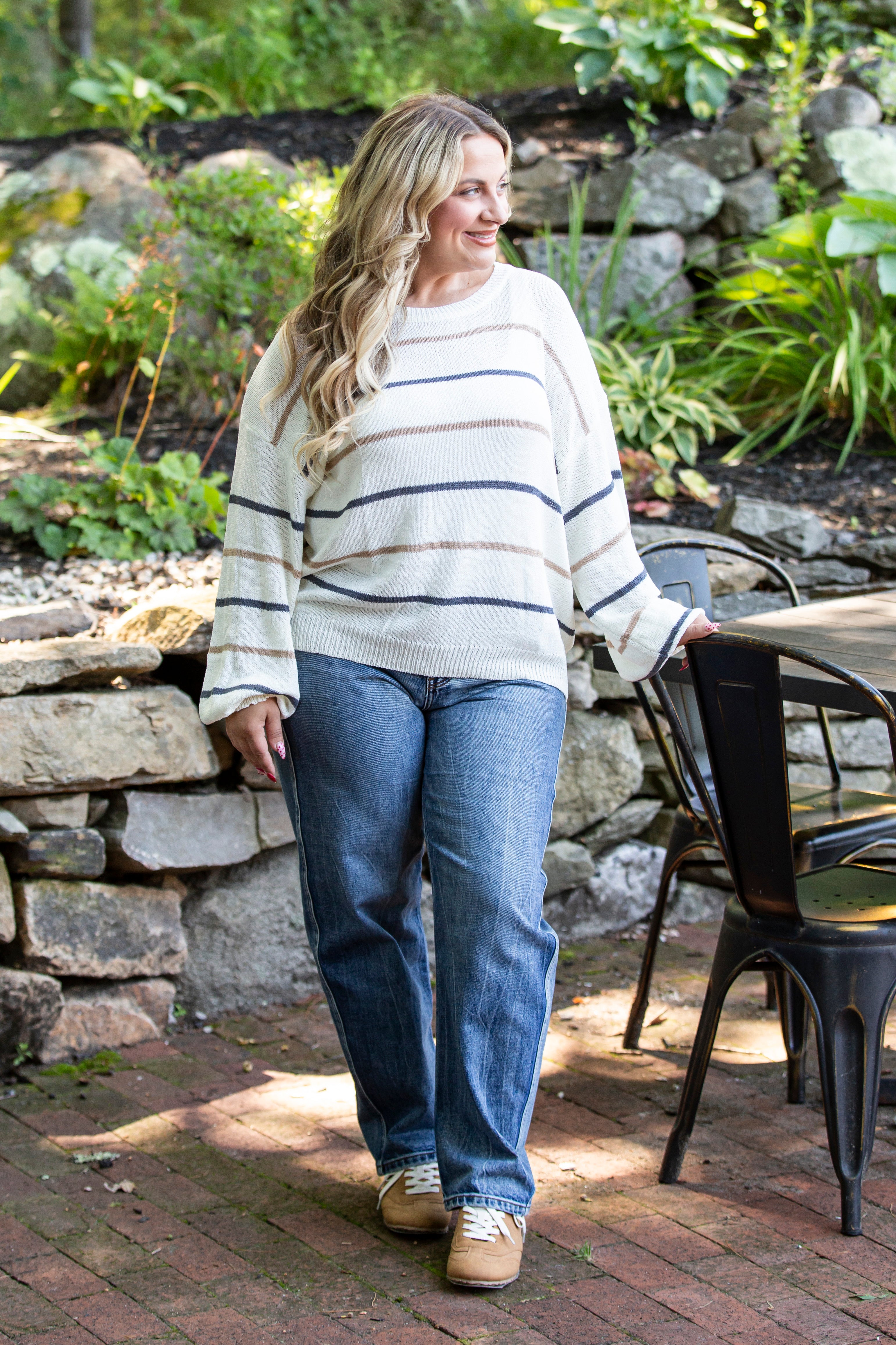 Espresso Stripe Sweater