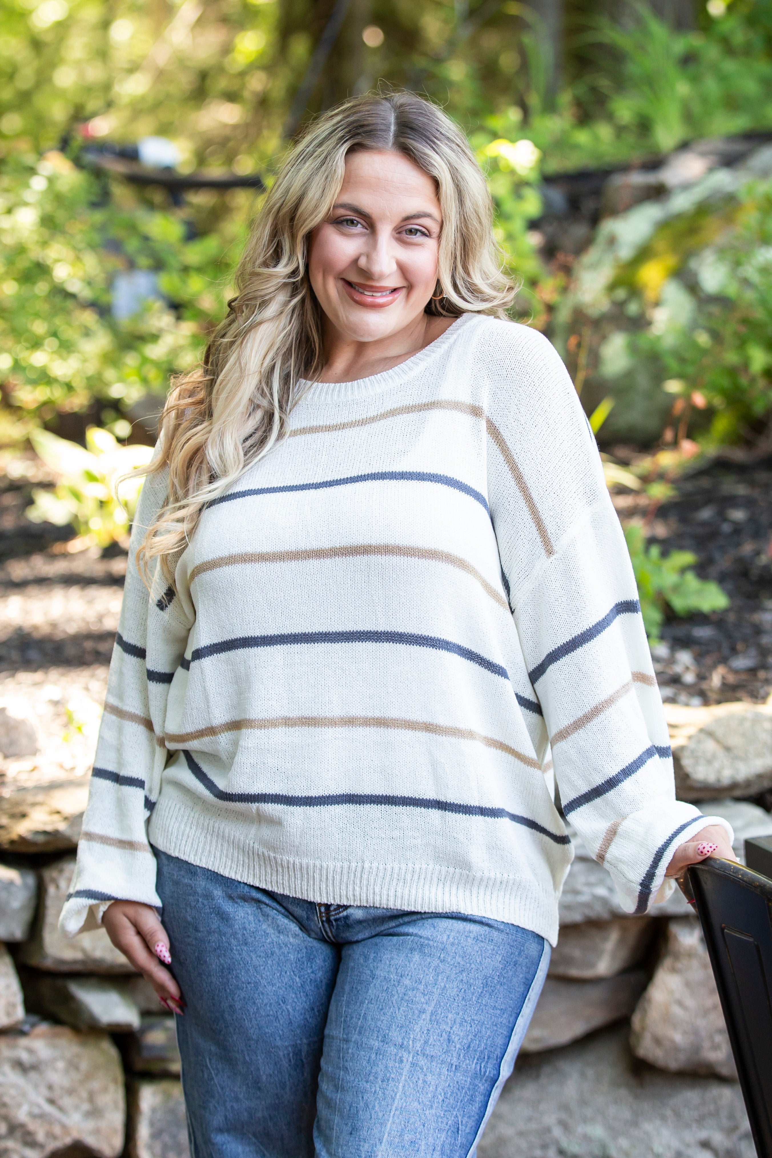 Espresso Stripe Sweater