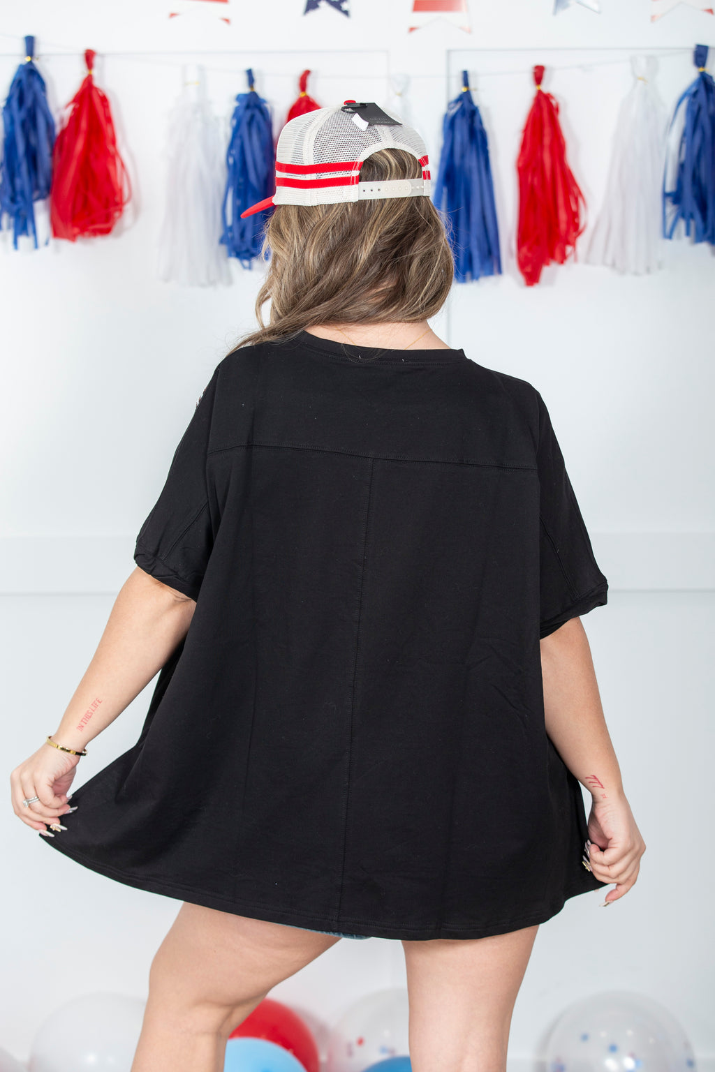 Red White And Cool Top
