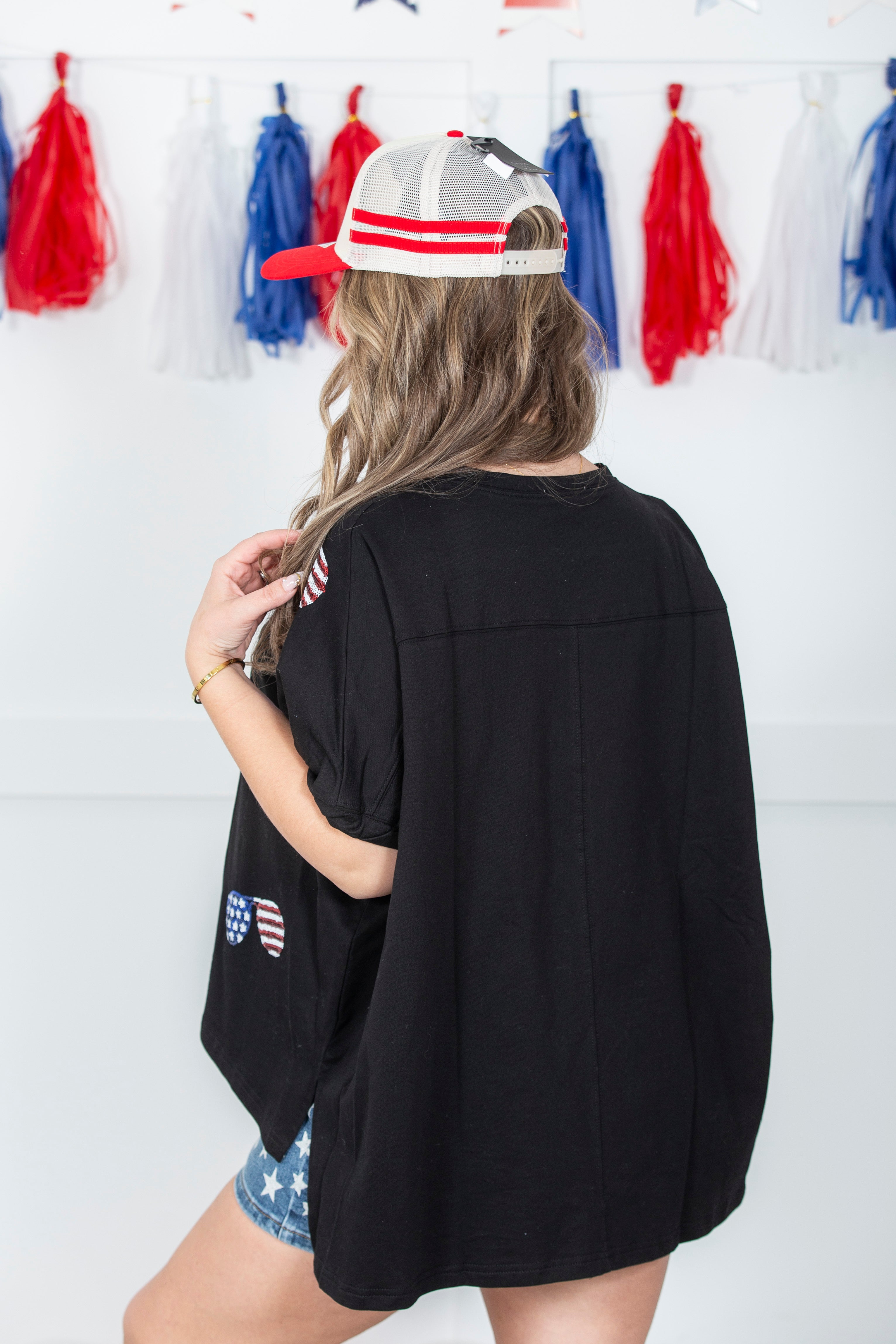 Red White And Cool Top