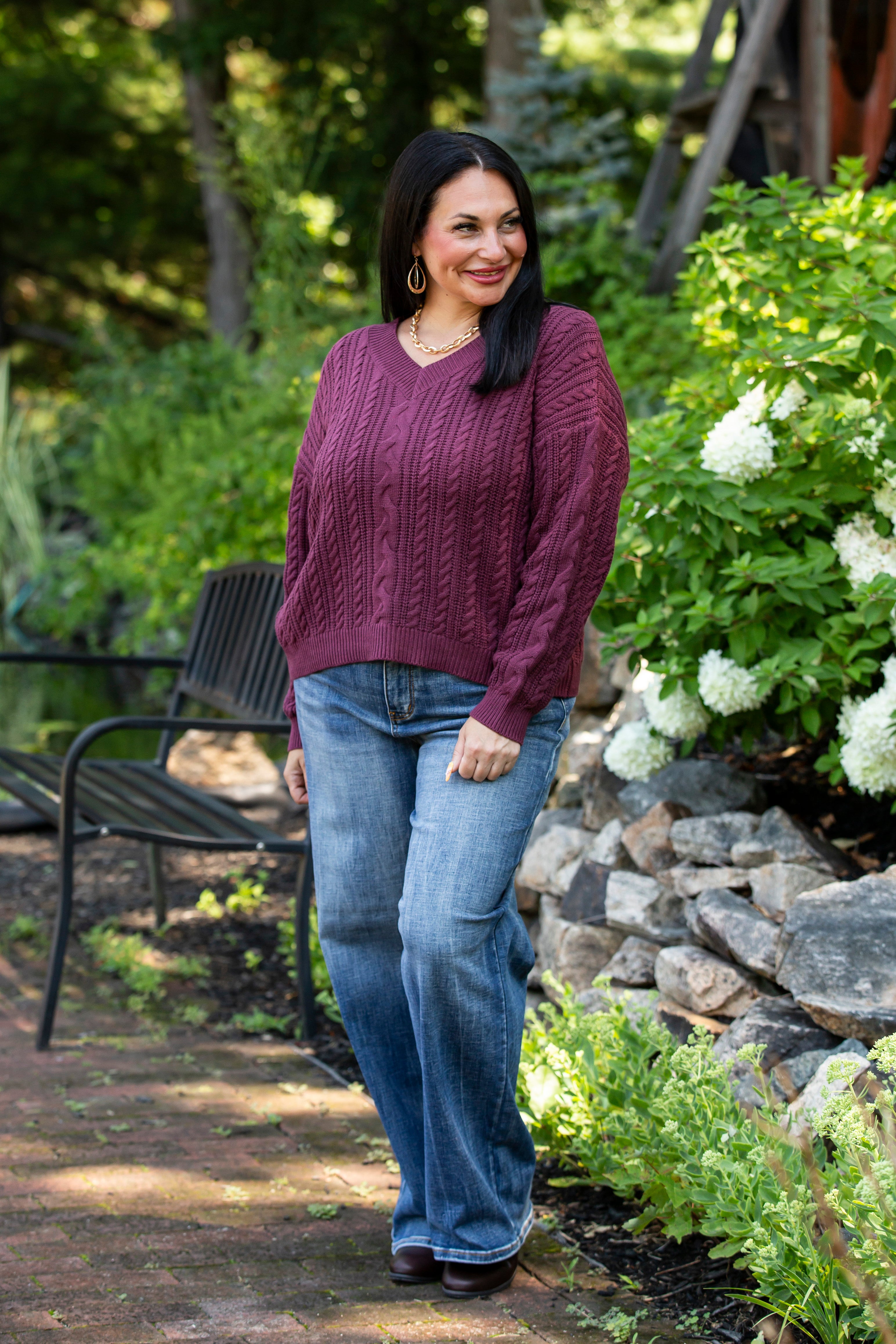 Fireside V Neck Pullover