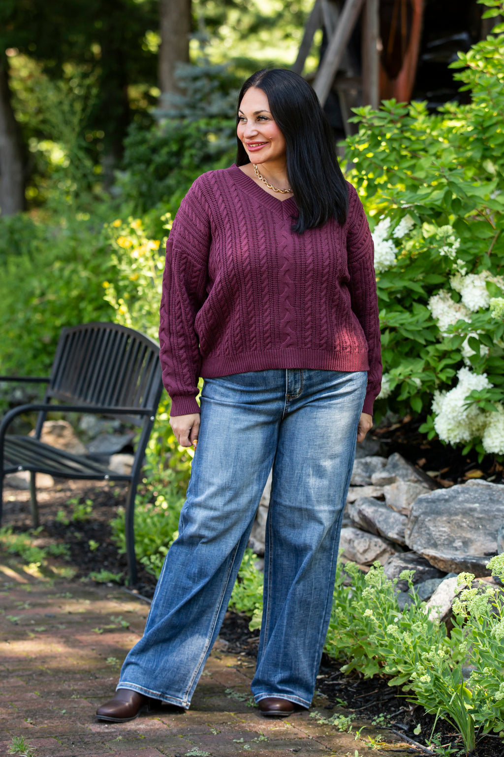 Fireside V Neck Pullover