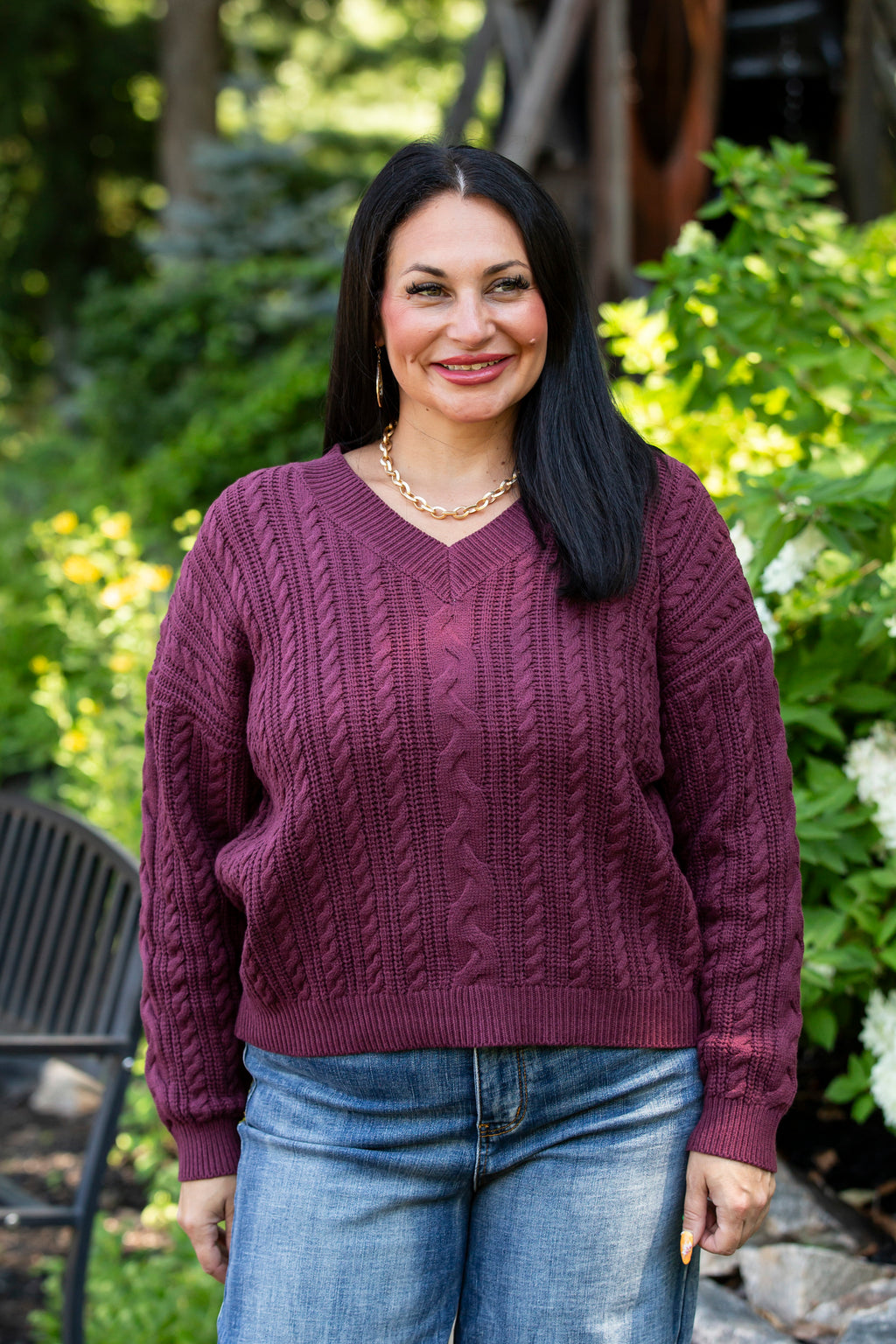 Fireside V Neck Pullover