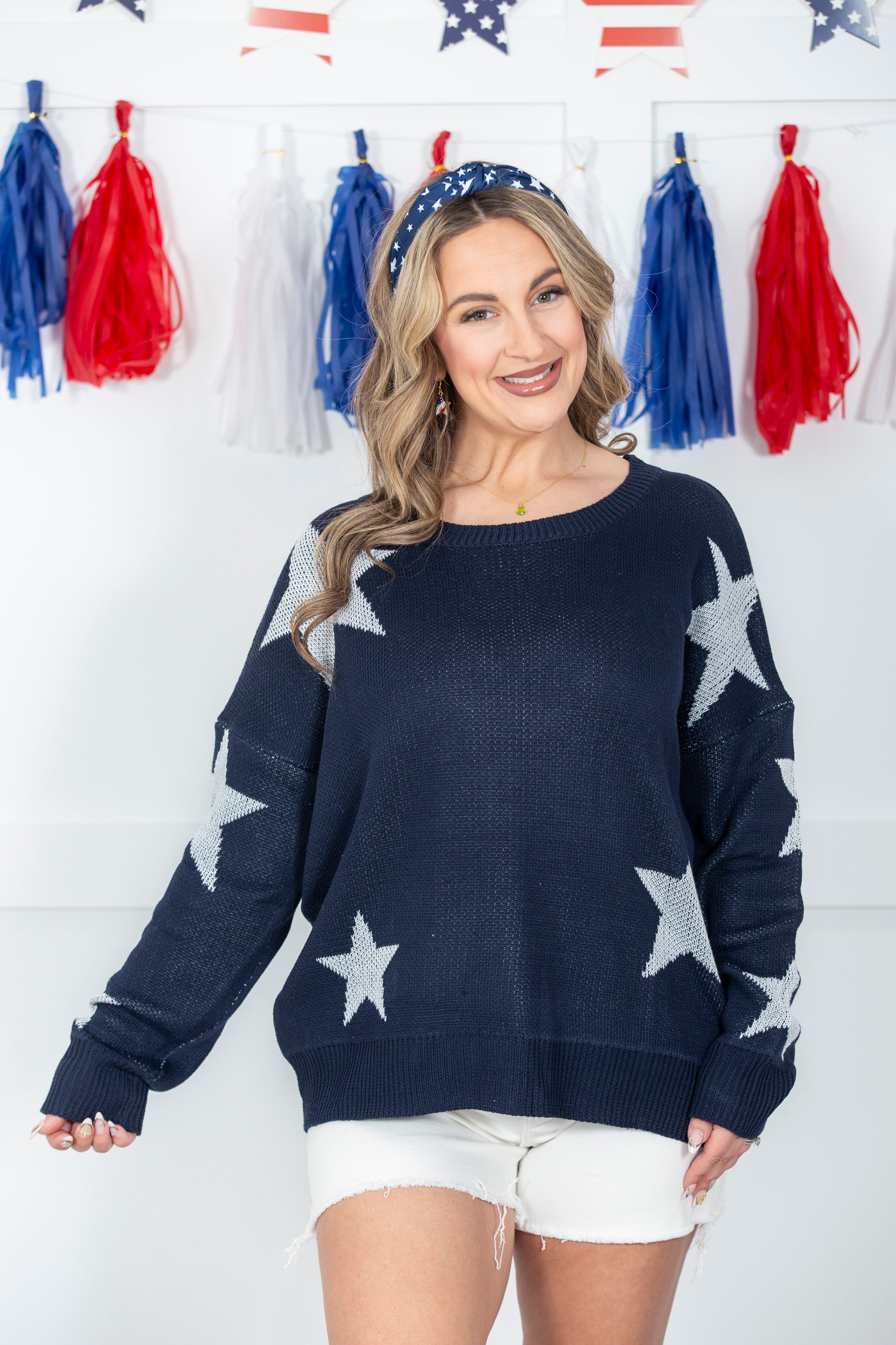 All Star Navy Sweater