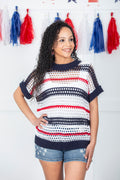 Stripes Through Town Top