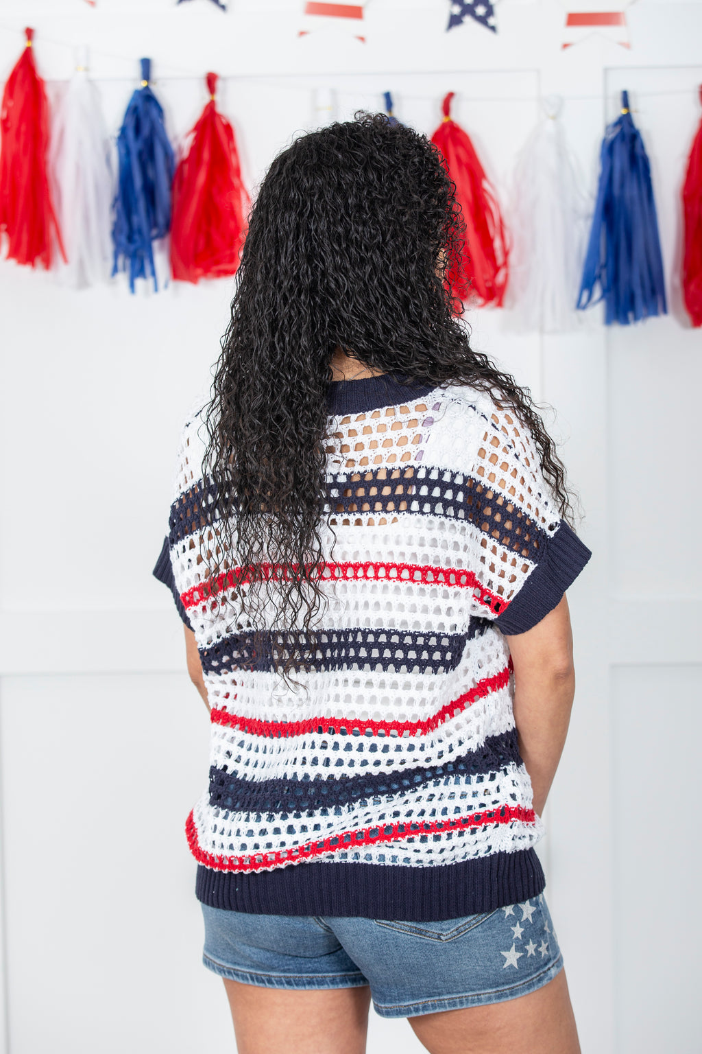 Stripes Through Town Top