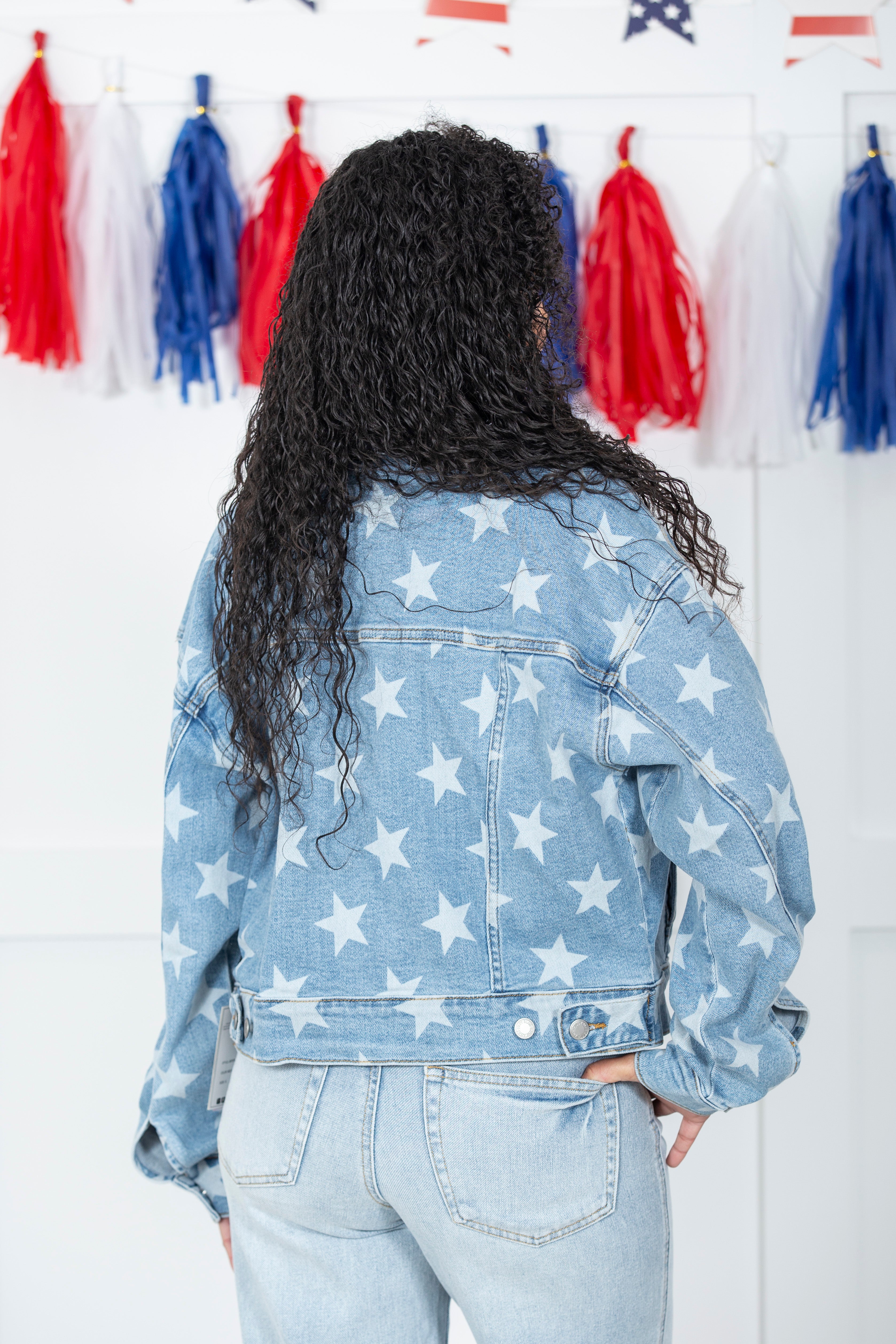Shooting Star Judy Blue Denim Jacket