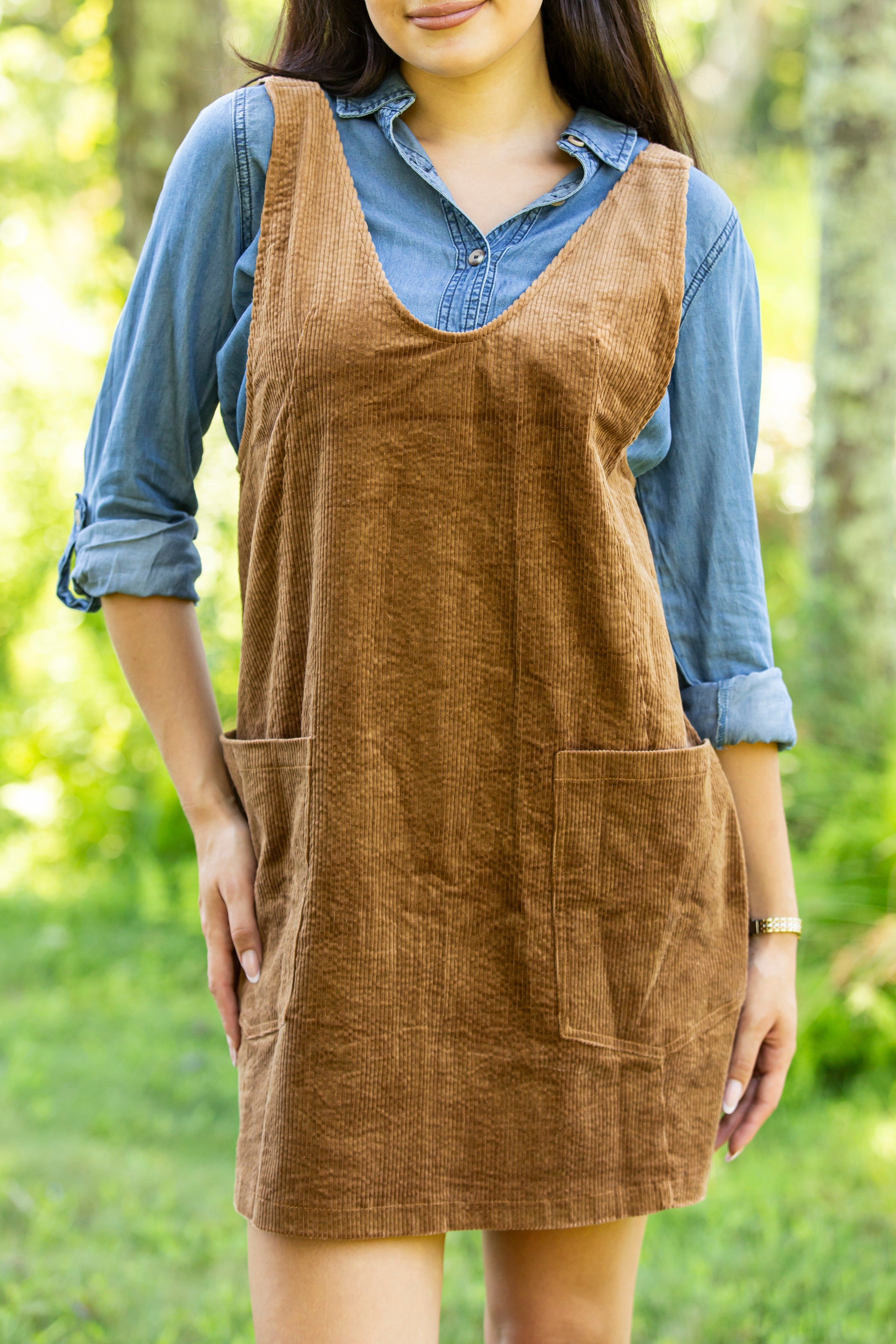 Pick A Date Corduroy Dress
